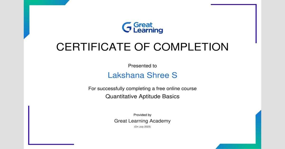 Certificate 1