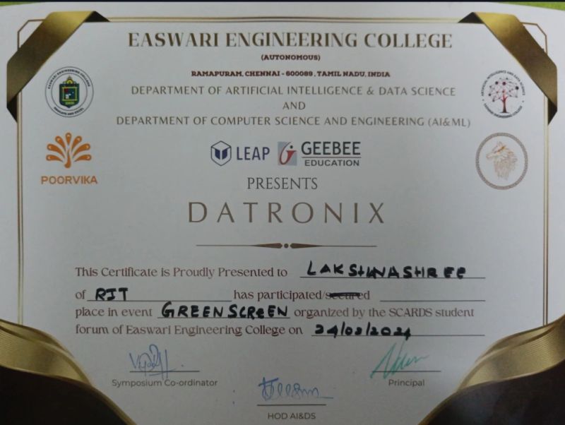 Certificate 15